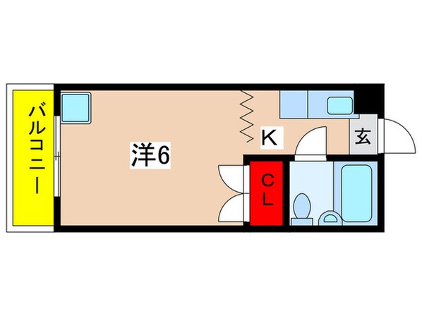 エルピゾ東邦の物件間取画像